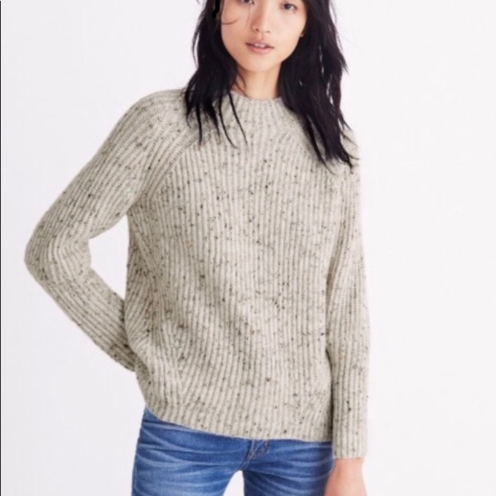 Madewell mock neck sweater